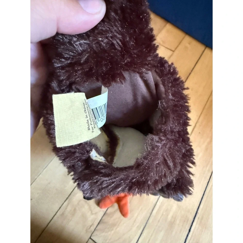 Folkmanis Sea Otter Hand Puppet Brown Plush with Starfish 2029 Plush Toy
